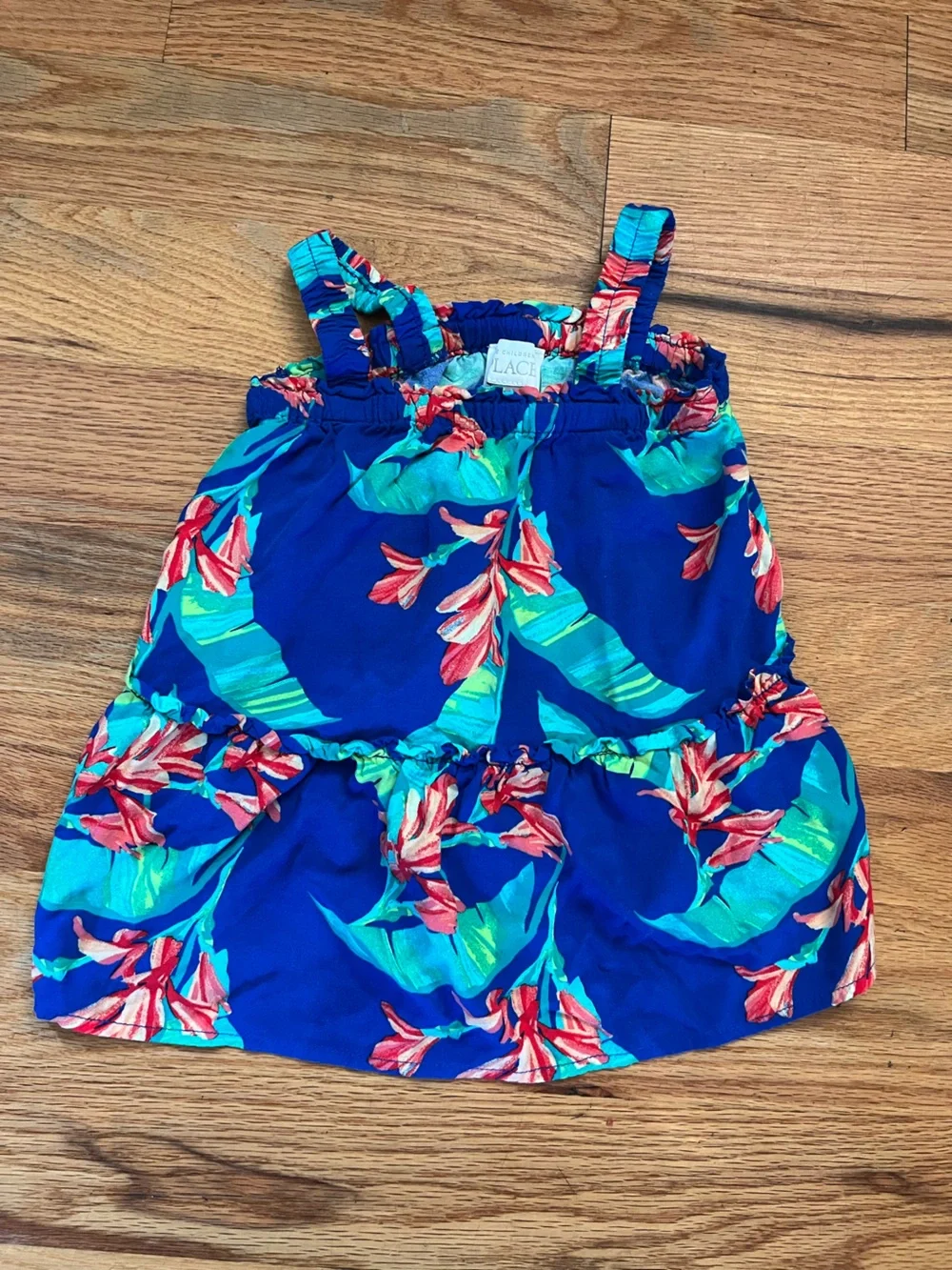 The Children's Place Tropical Ruffle Swing Dress
